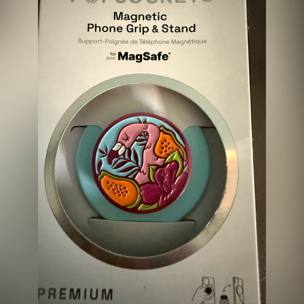 PopSocket Summer Flamingo MagSafe Phone Grip & Stand - Picture 2 of 3